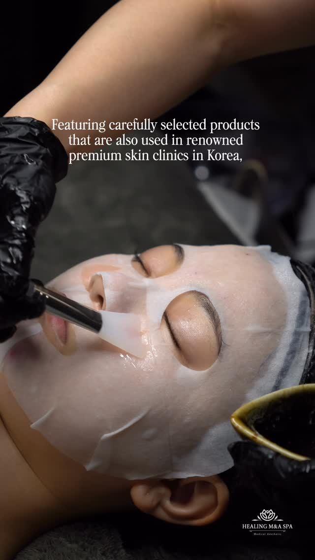 Korean Skin Facial using premium Korean skincare products